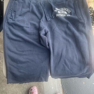 Abercrombie & Fitch Dark Blue Sweatshorts